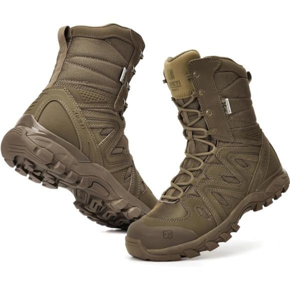 Men\'s Waterproof Tactical Boots, Coyote main image 5